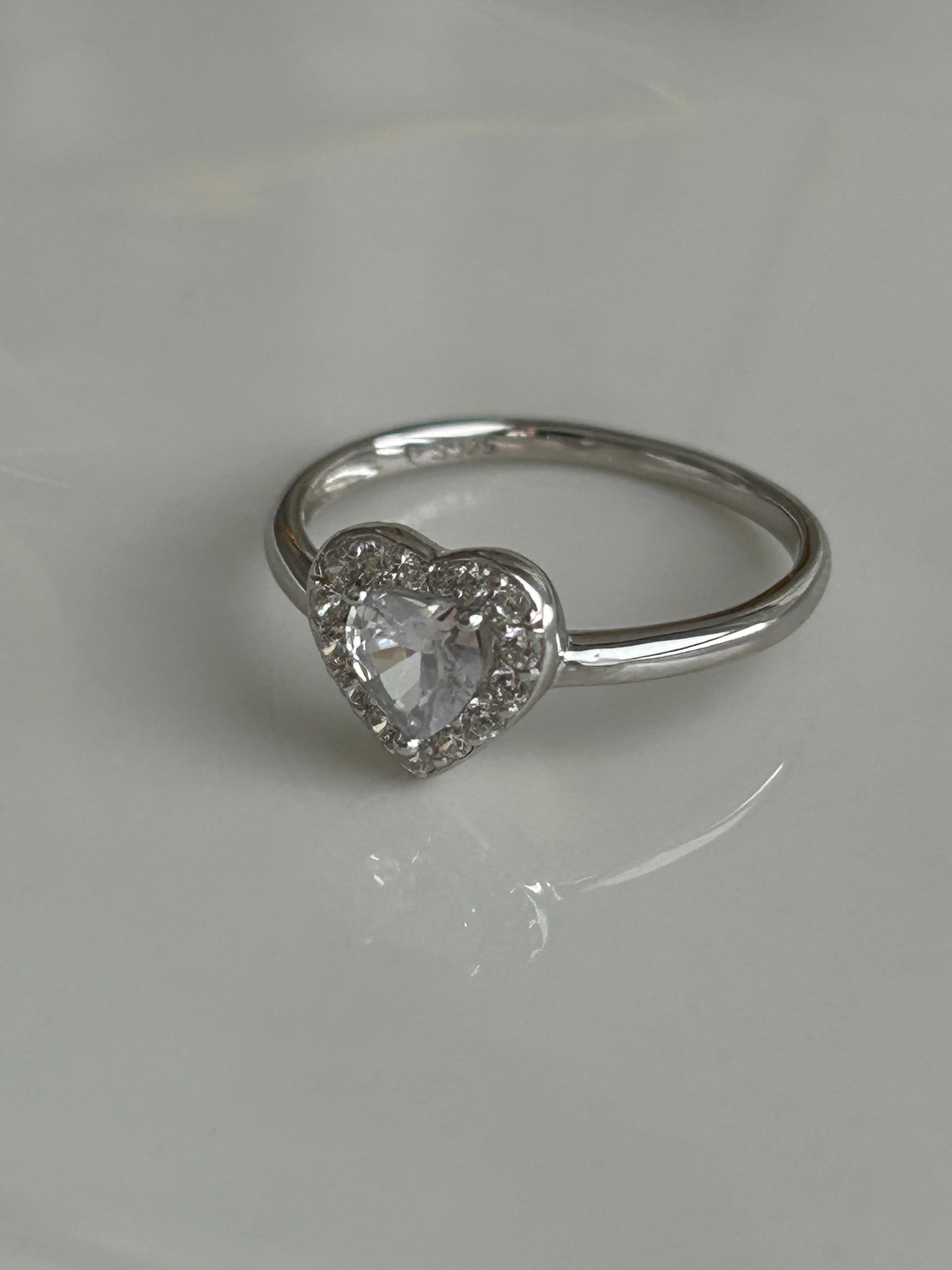 Powder Heart Ring