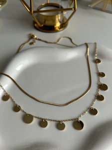 Coin Necklace Gold